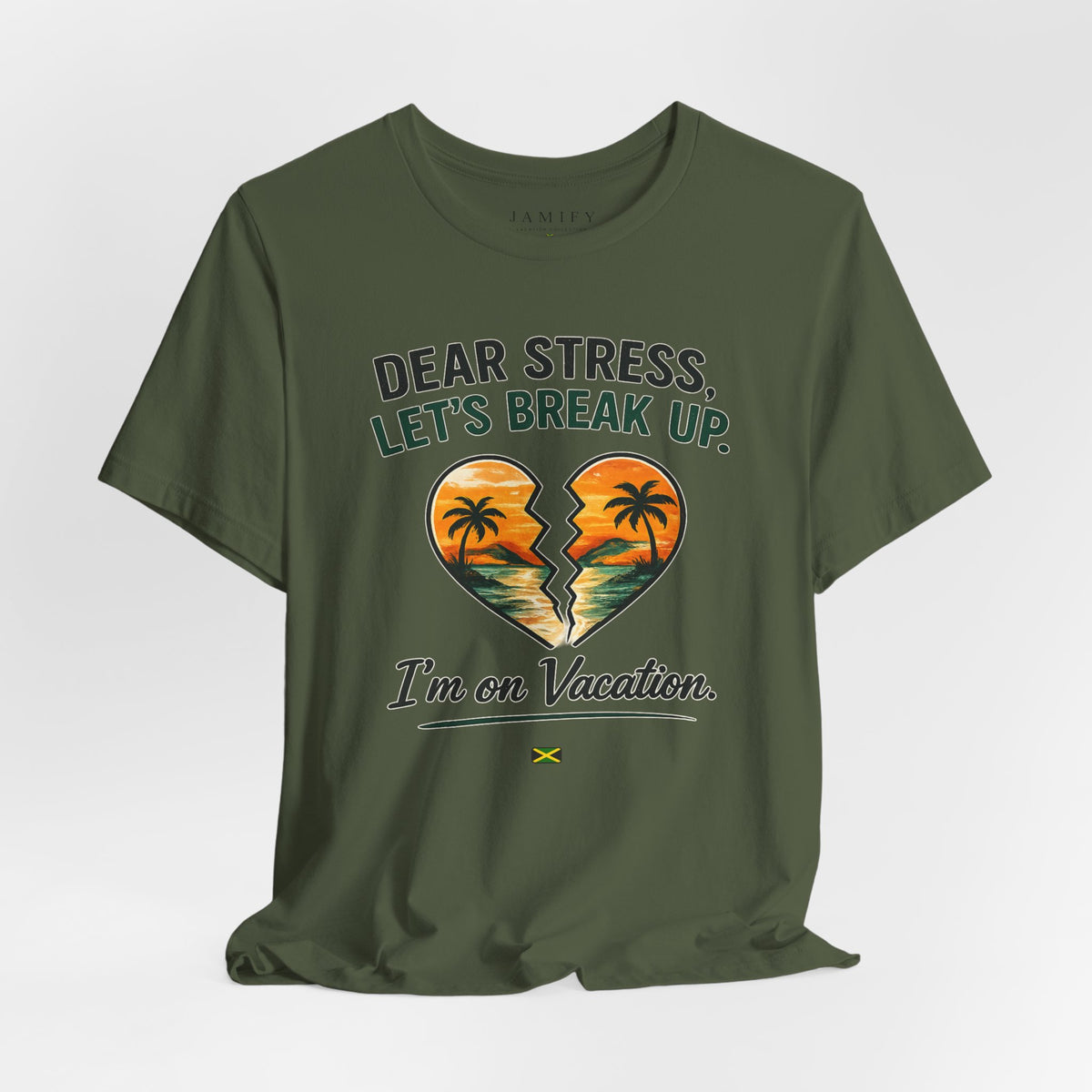 Dear Stress Let's Break Up I'm on Vacation T-Shirt